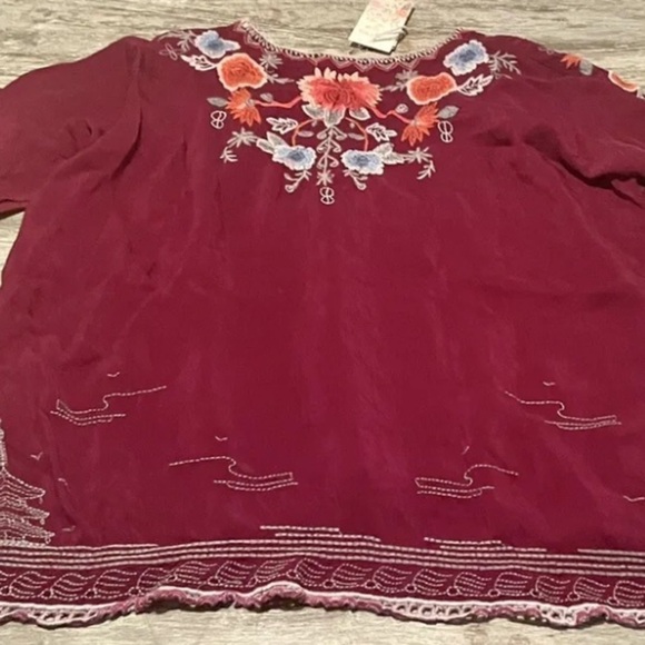 Johnny Was Hamayu Embroidered Blouse NWT - Picture 10 of 12